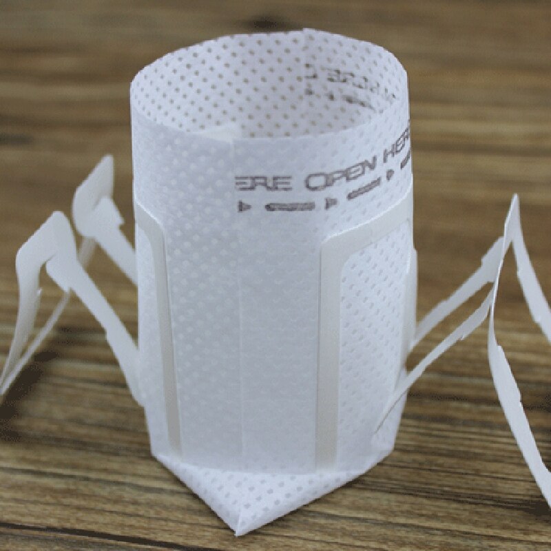 150 Stuks Wegwerp Drip Koffiefilter Zakjes - Hangende Cup Koffiefilters - Draagbare Theegereedschappen - 74x90mm