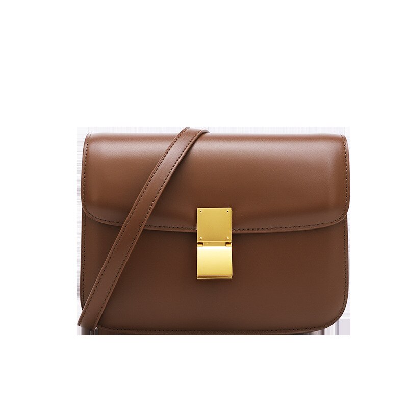 Yiyi's Xiaock bag net red women's bag ins retro tofu bag box small square bag Single Shoulder Messenger Bag