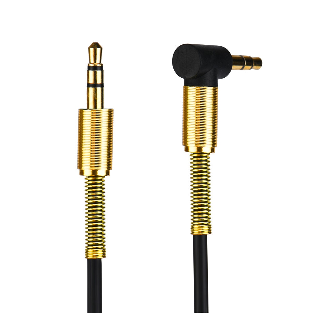 Snelle Levering 1M Nylon Jack Audio Kabel 3.5 Mm Naar 3.5 Mm Aux Kabel 2M 3M Mannelijke male Kabel Gold Plug Auto Aux Koord Voor Iphone