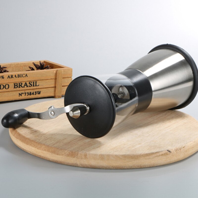 Manuel kaffekværn, hånd kaffekværn med konisk keramisk grat, foldbart håndtag, til dryp kaffe, espresso, fransk pres