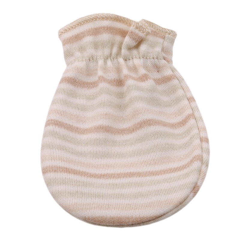 Nouveauté bébé anti-rayures moufles garçons filles respirant gants infantile gants bébé -né accessoires: Colorful strip