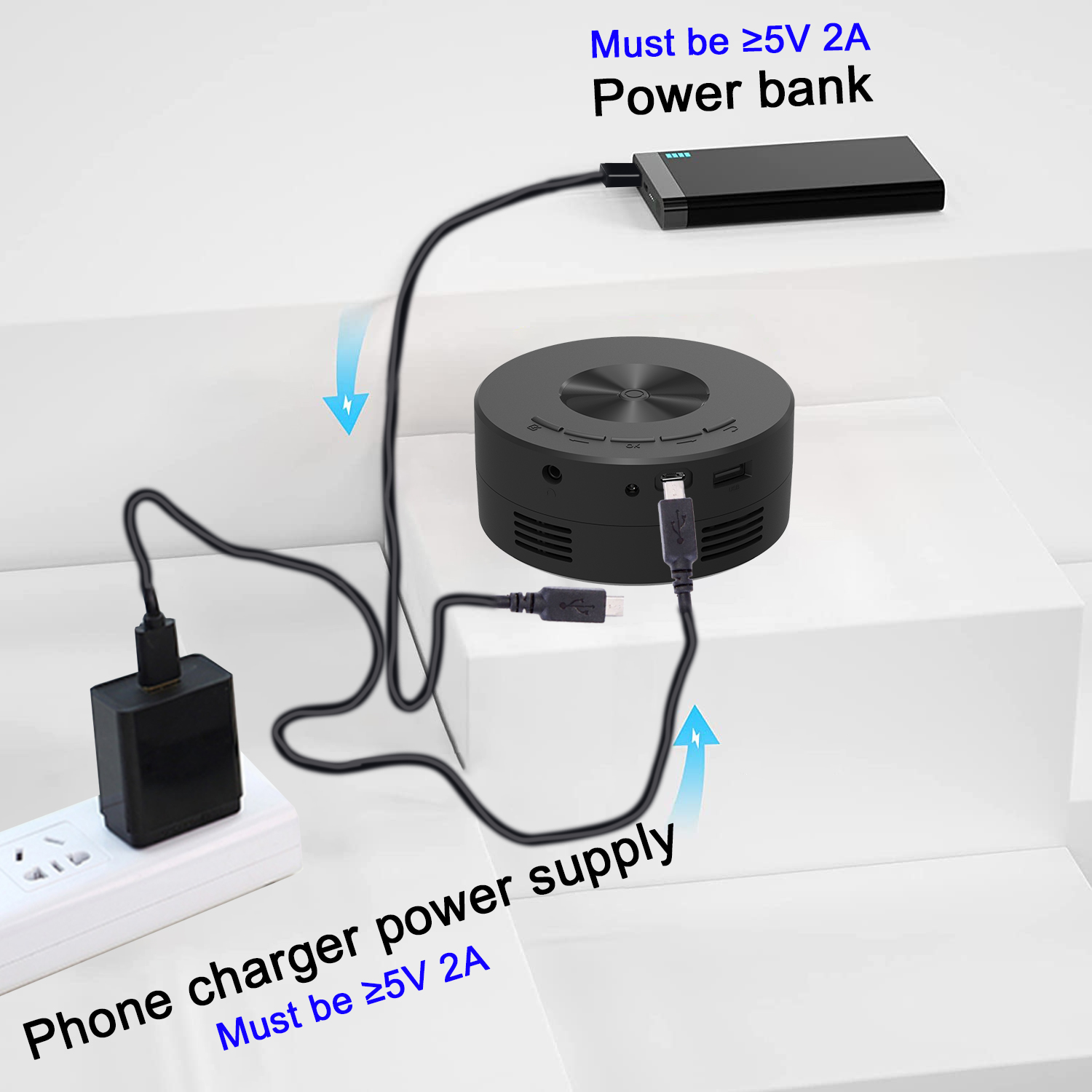 Beliebter HandprojektorYT200, hochauflösender Projektor, kann beliebige Filme, überall sehen, bequem zu tragen