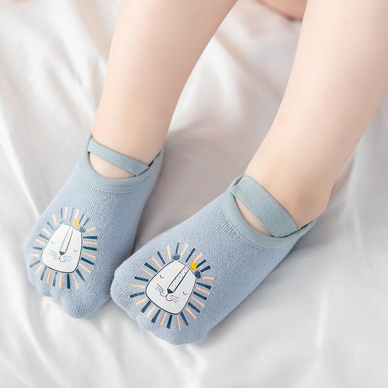 Wecute Newborn Baby Sock Cotton Short Anti Slip Ankle Socks Elastic Unisex First Walker Shoes For Infant Boys Girls Solid Color