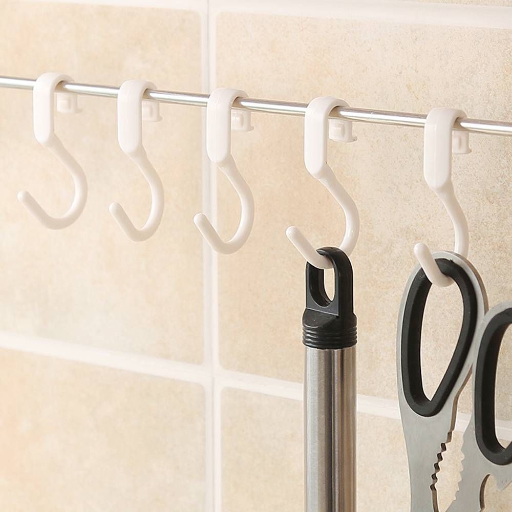 10/20/30/50 Stuks Multifunctionele Keuken S Haken Handdoek Bar Rack Hanger Badkamer Haken