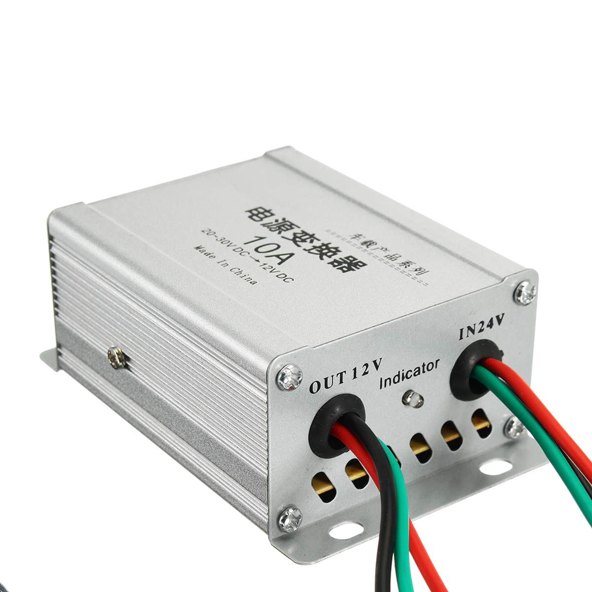 Dc 24 to 12v 10a 120w bil elektrisk omformer strømforsyning inverter transformer bil invertere