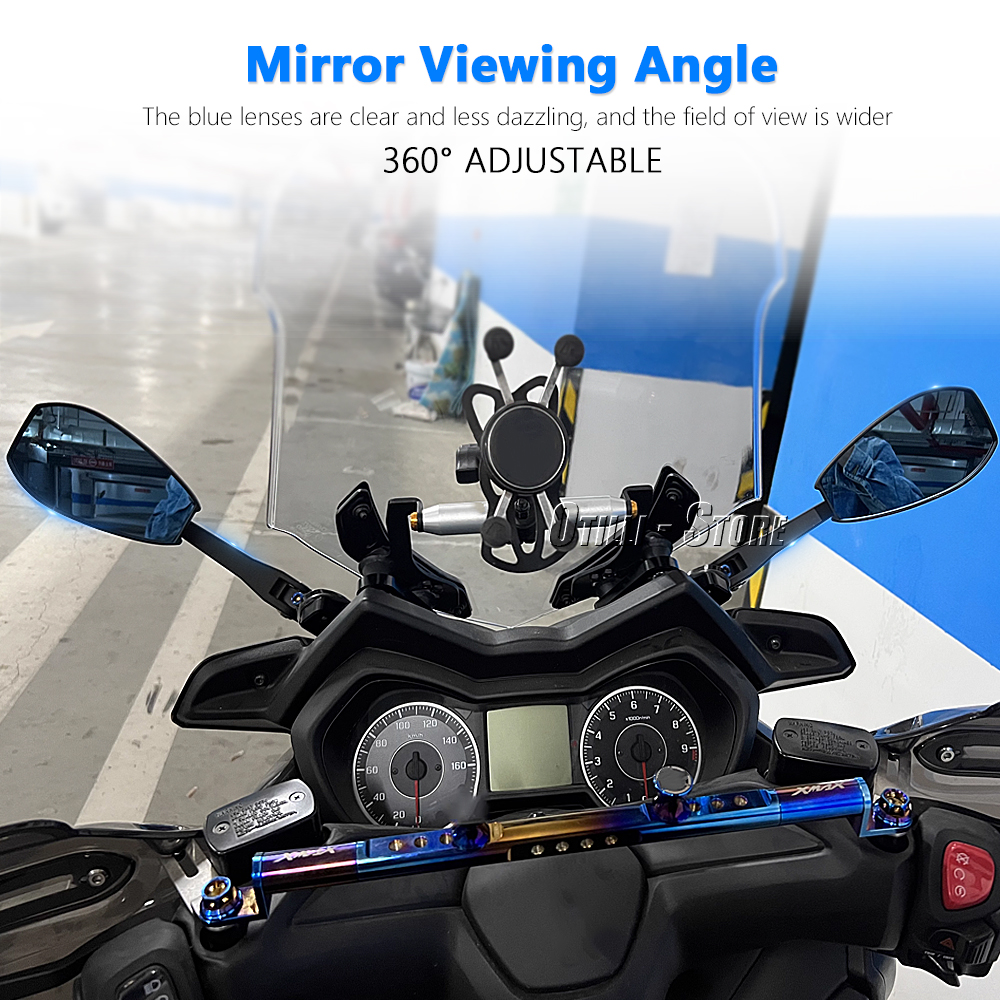 Motoraccessoires Spiegelset Achteruitkijkspiegel Naar Voren Voor Yamaha Xmax300 X-MAX300 X Max 300 X-MAX 300 -2023