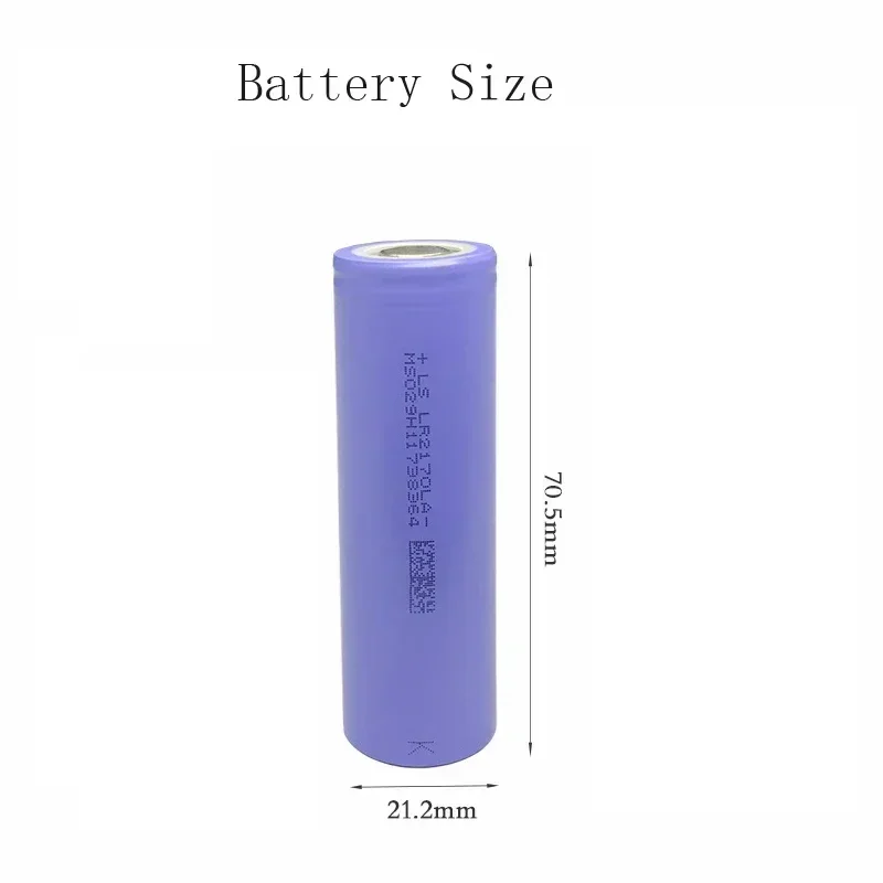 3,7 V 21700 Lithium-Batterie 4000 mAh 10C Entladung Elektrische Schraubendreher Werkzeug Batterie Solar Straße Licht Elektrische Fahrzeug