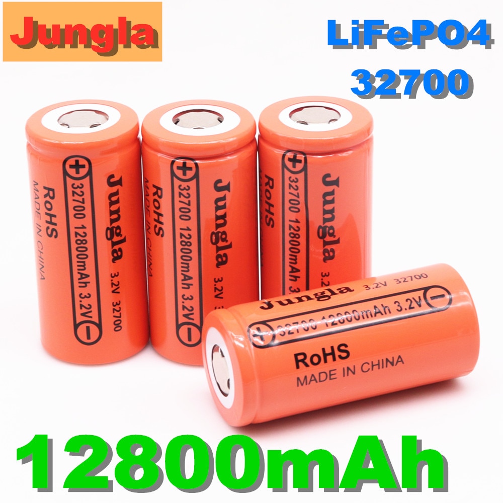 100% original 3.2 V 32700 12800 mAh LiFePO4 Battery 60A High Power Maximum Continuous Discharge battery