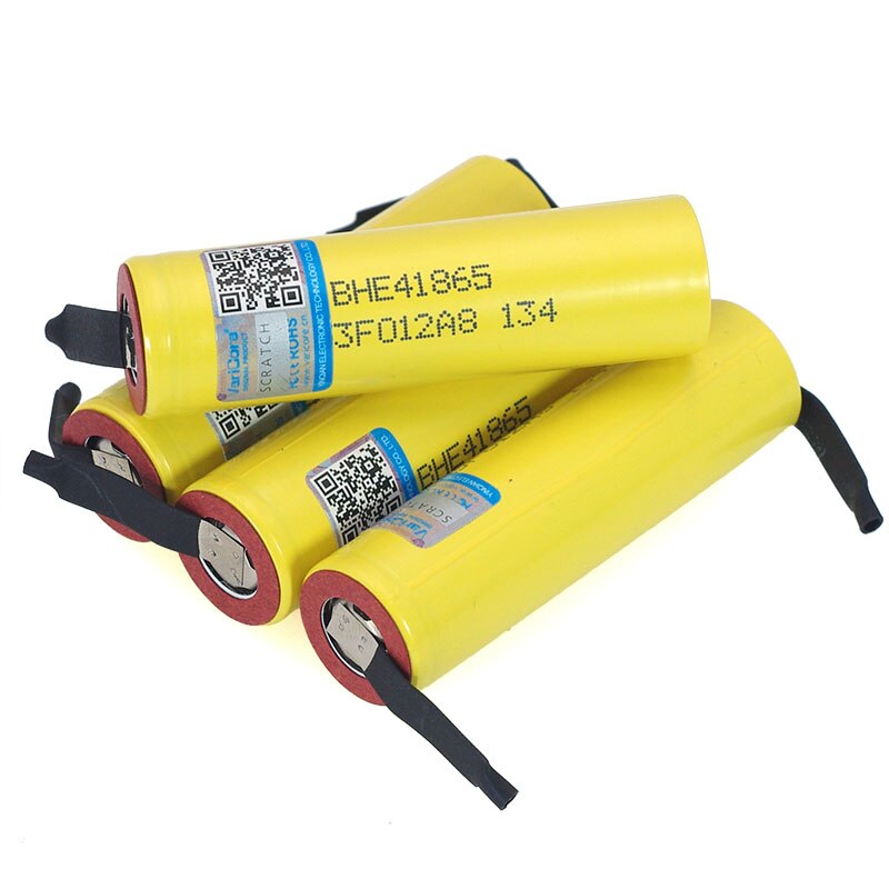 100% Originele HE4 18650 Oplaadbare Li-Ion Batterij 3.6V 2500Mah Batterij 20A 35A Ontlading + Diy nikkel Vel