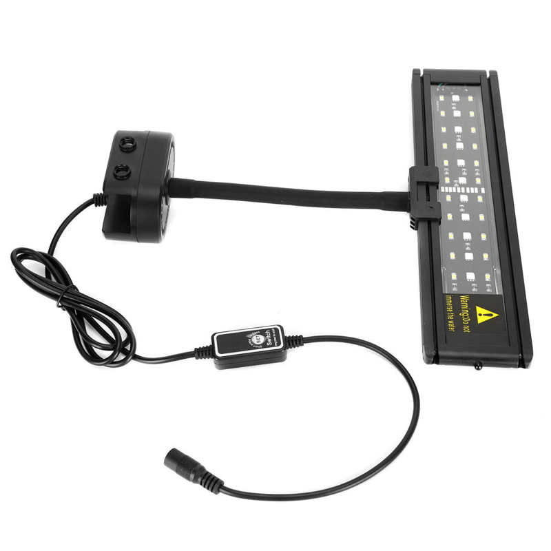 Mini Aquarium fish tank Pet Products Wall Mount Fish Tank 100‑240V US Plug 36LED(24White+12RGB) Aquarium Remote Control