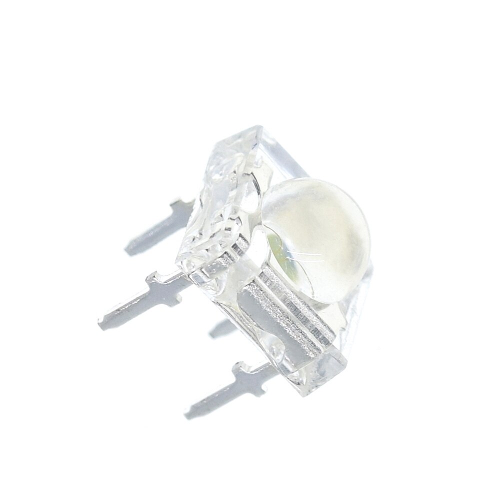 50 Uds 5mm F5 piraña LED blanco rojo, verde, ámbar claro 5mm diodo de luz LED-Diodos emisores de 4 pines piraña LED Diodos brillo