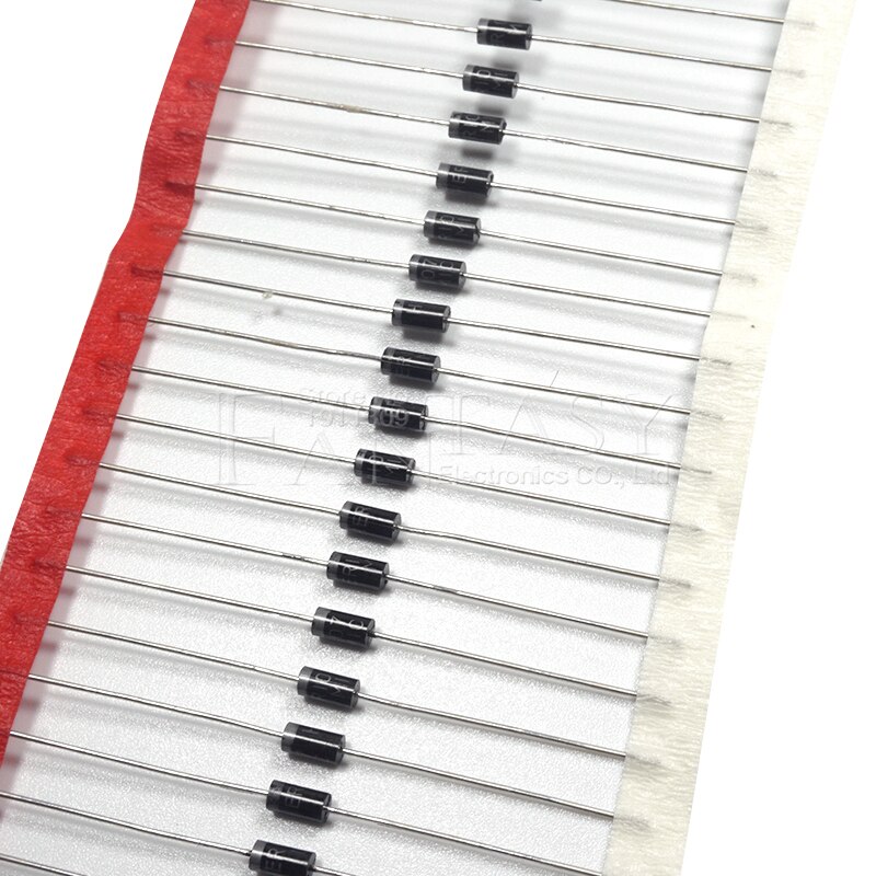 100pcs Rectifier Diode 1A 1000V DO-41 HER107