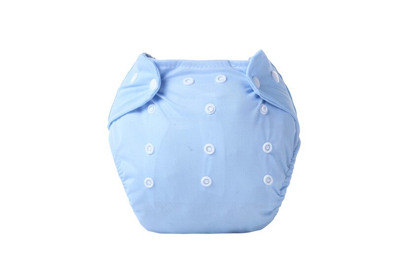 Babybleer vaskbare genanvendelige bleer gitter / bomuld træning bukseklud blebaby forkælelse: Blå