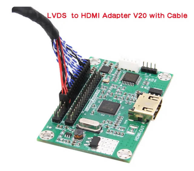 Carte pilote LVDS/convertisseur adaptateur LVDS vers HDMI, prend en charge la résolution 1080P: Paquet 4