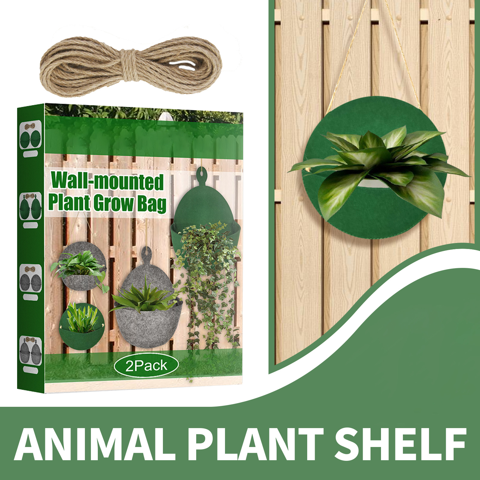 Worki robić uprawy roślin 2 paczki wiszące filcowe donica ogrodowa garnki pojemnik na kwiaty akcesoria robić domu na zewnątrz ogrodów