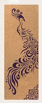 Yoga Mat - 183cm x 61cm x 3.5mm - Natural Rubber - Non-Slip, Odorless, Sweat-Absorbent: Beige