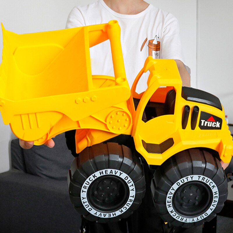 Excavator Packaged Combination Ultra Large Model Engineering Vehicle Toy Children Dredging Tool Baby Women's Boy Dune Buggy