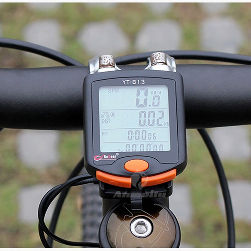 Waterproof Bicycle Odometer Speedometer Cycling Stopwatch Velocimetro Bicicleta Wireless Bkie Computer with LCD Digital Display