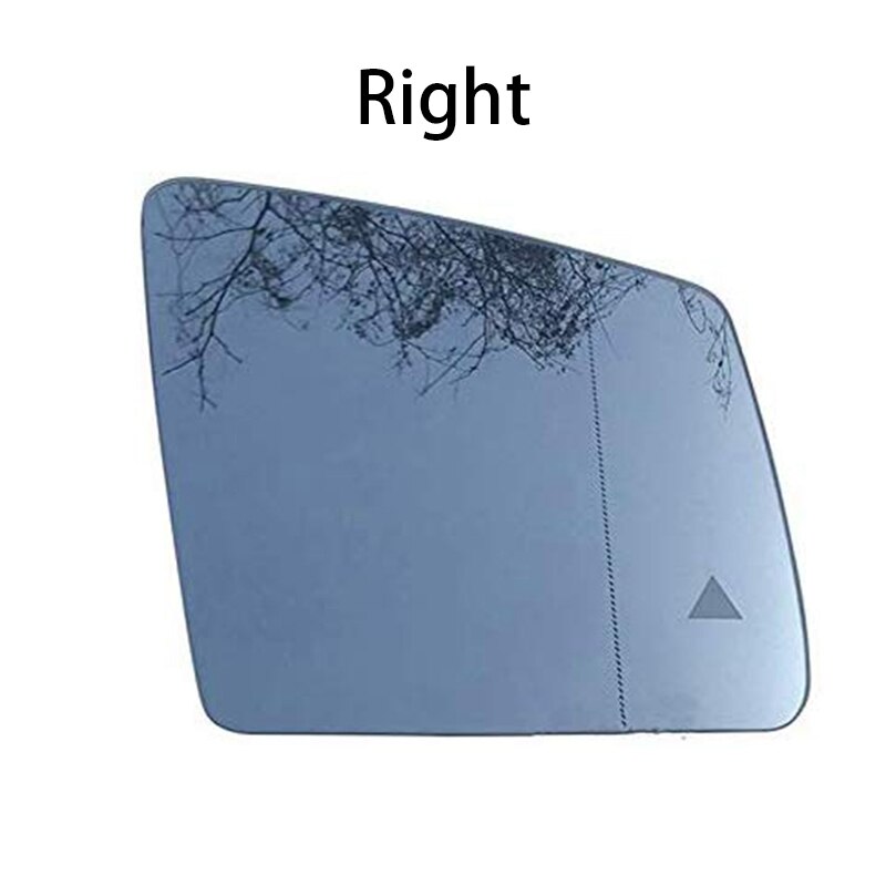 Car Replacement Heated Blind Spot Warning Wing Right Rear Mirror Glass for Mercedes-Benz GL ML GLE Class W164 W166