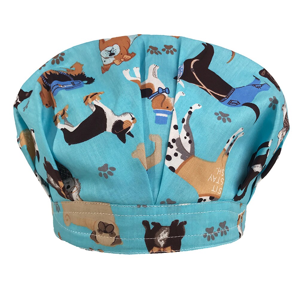 Gorro de Chef para cocina de Hotel para hombre y mujer, gorro de Chef a prueba de polvo, para trabajo, Hotel, sombreros de camarero, gorros De Seta para barbacoa, novedad: photo12