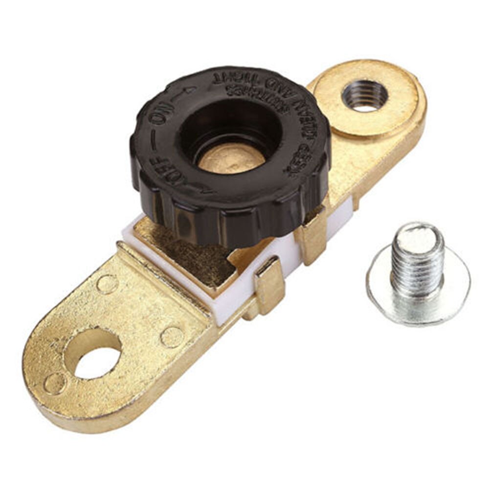 Car Battery Power Off Switch Quick Battery Disconnector Cut Off Switch Battery Leakproof Terminal Power Off Switch Auto Parts