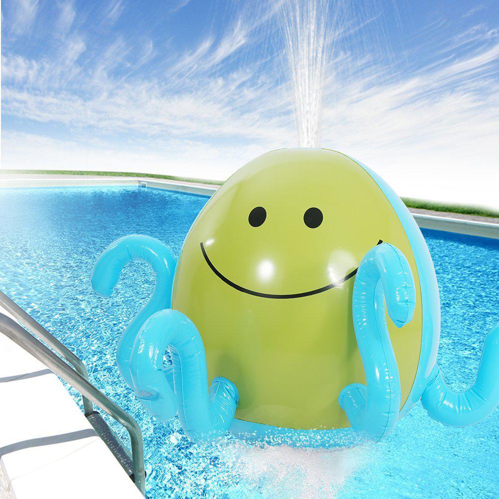 Inflatable Spraying Octopus Water Balls Summer Children Outdoor Playing Game Oceans Ball Beach Ball Lawn Game