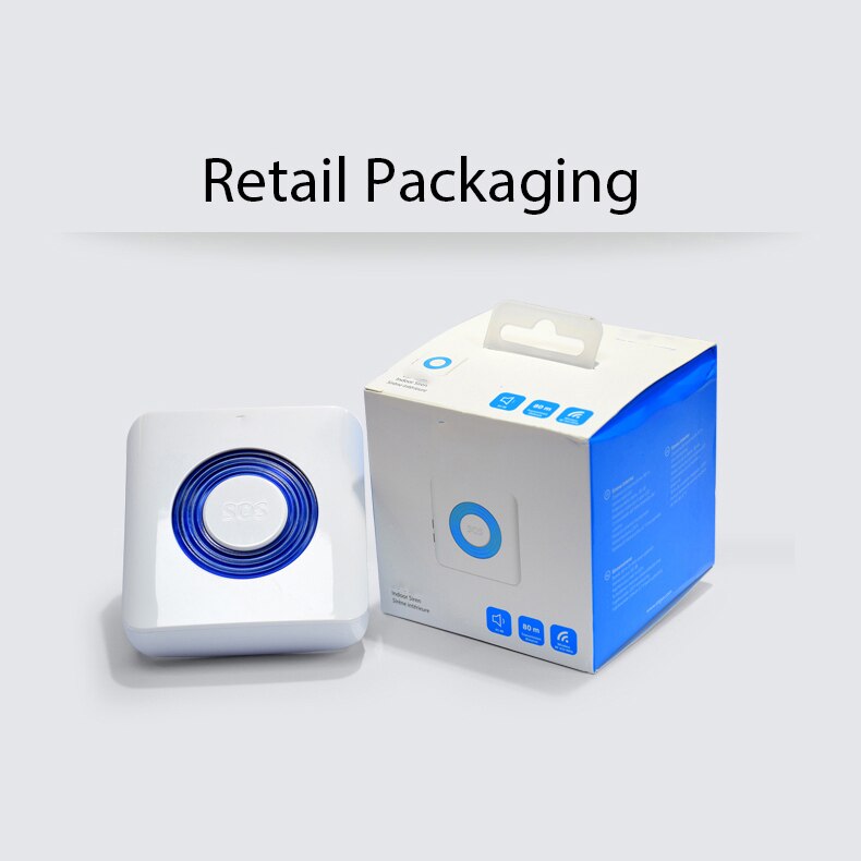 Wireless Indoor Siren For H6 Wireless Home Alarm Security System