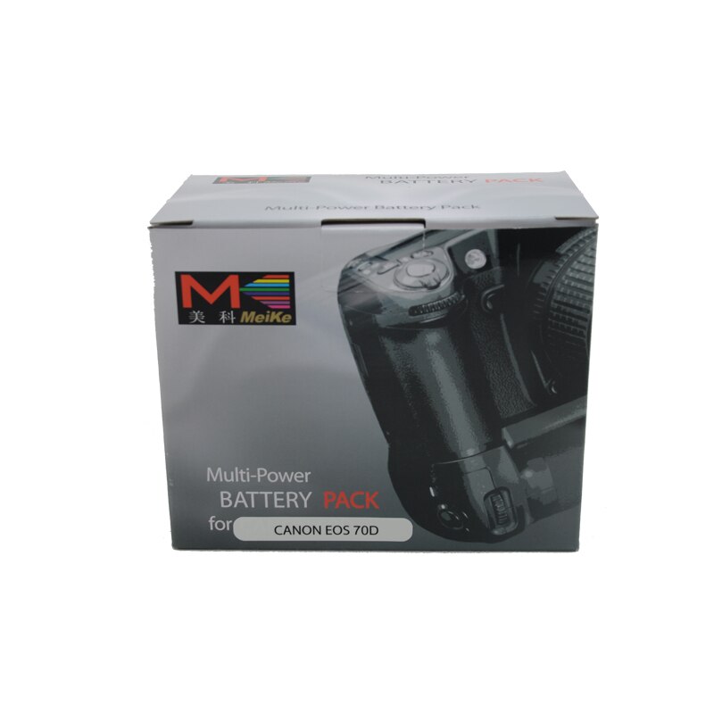 Meike MK-70D batería Vertical paquete práctico para Canon EOS 70D 80D Cámara BG-E14 DSLR as LP-E6