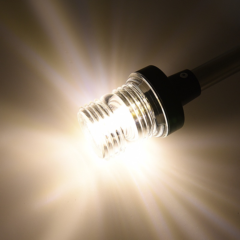 Fold Down LED Boat Navigation Light for Yacht Marine Stern Anchor Light 12~24 V Sailing Signal Light 4000~4500K Pure White