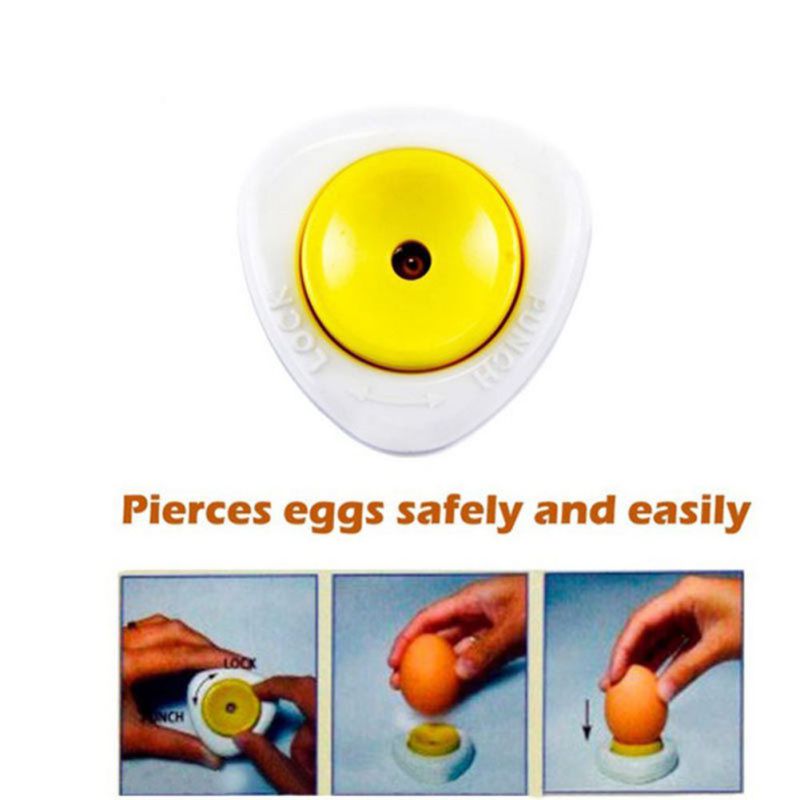 Halvautomatisk ægpiercer pricker skillevisker beater teleskopisk køkken måltid bar madlavning æg gadget æg værktøjer-