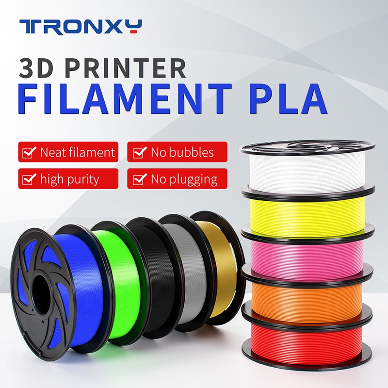 3D Printer Onderdelen 1Kg/Roll 1.75Mm Pla Filament Plastic Wit Zwart Rood Blauw Geel Kleur 3D Afdrukken Materialen