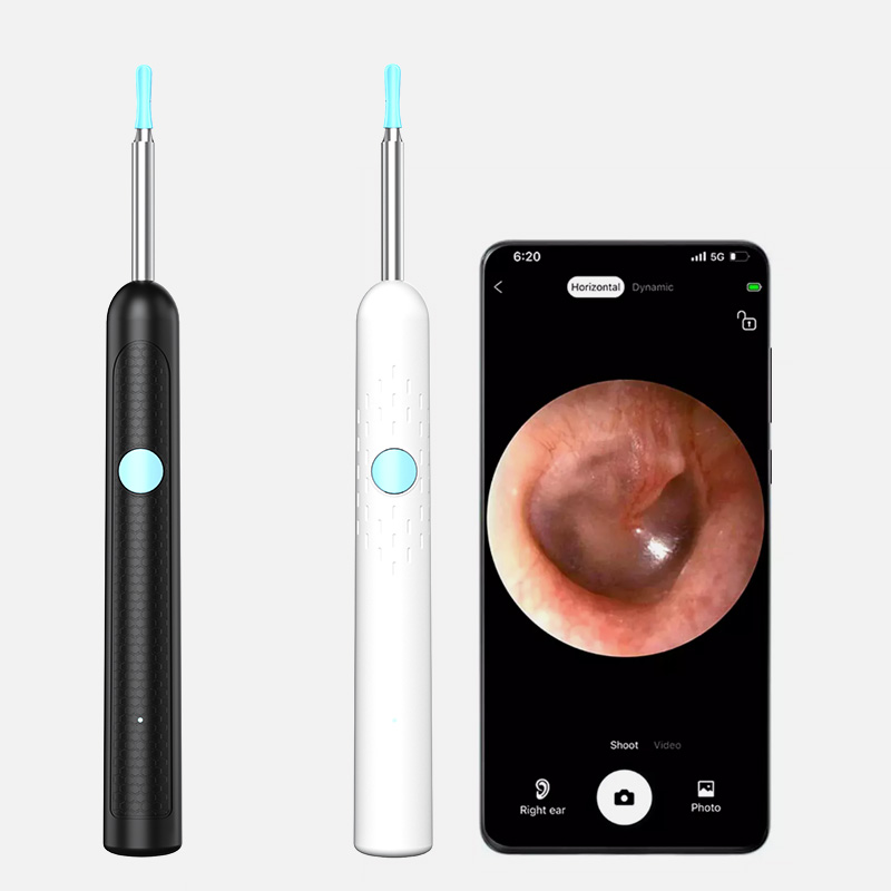 Wireless Smart Visual Ear Cleaner Otoscope WiFi Luminous Earpick Ear Wax Removal Tool With Camera Ear Endoscope Ear Wax Remover