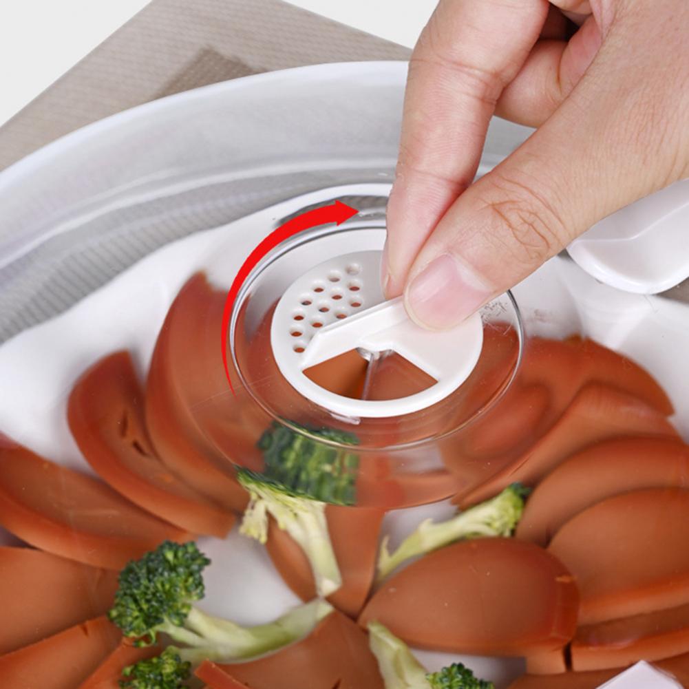 10 inch Microwave Splatter Cover Anti-Splatter Microwave Guard Lid Transparent Anti-Splatter Plastic Food Grade Plate Cover
