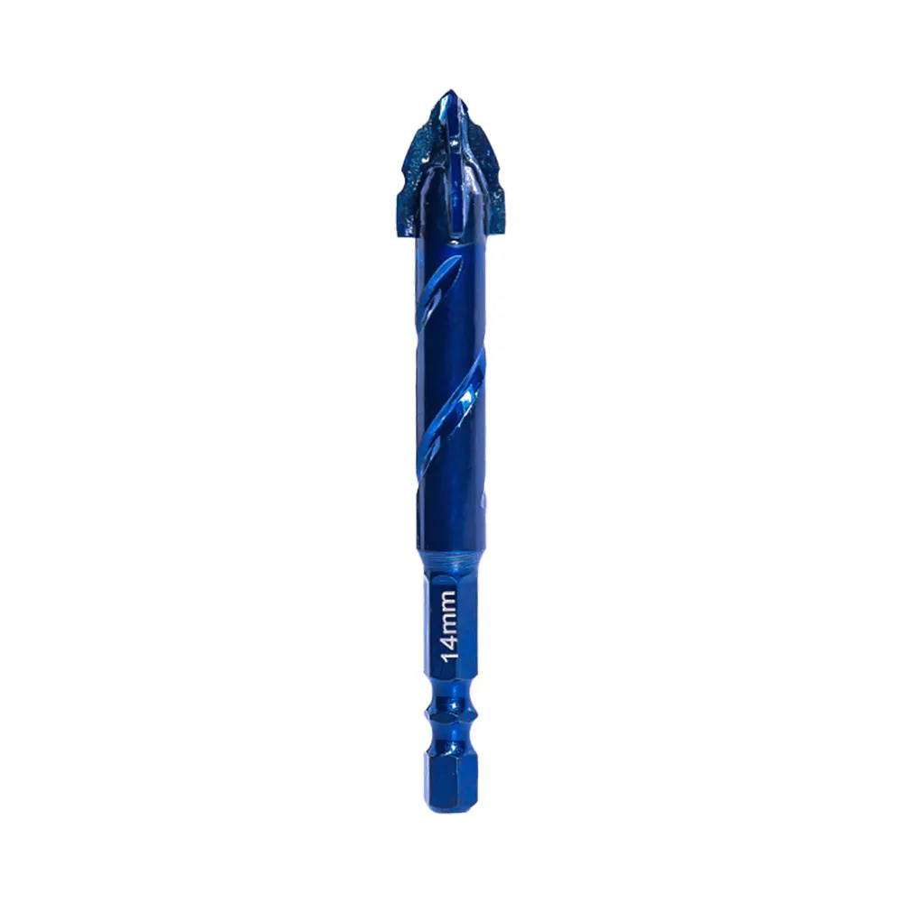 Four-Flute Sawtooth Eccentric Drill Bit: Red