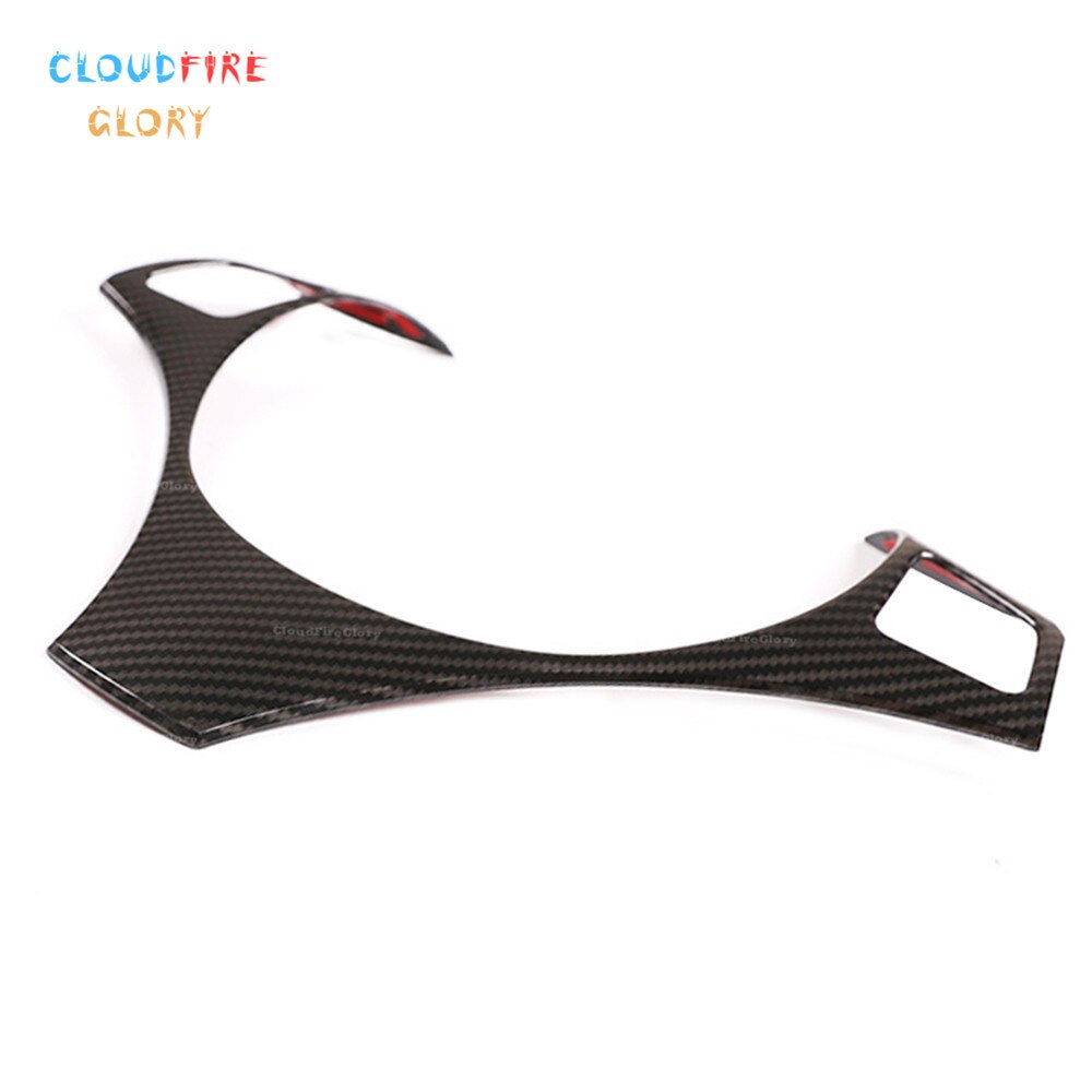 Cloudfireglory Carbon Fiber Look Stuurhoes Frame Trim Voor Bmw 3-Serie E90 E92 E93 2005 2006 2007