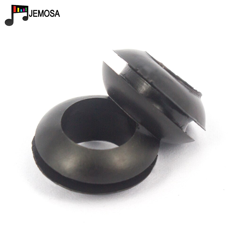 100PCS Grommets Zwart Rubber Bedrading Pakkingringen Ring Kabel dubbelzijdig coil O-ring Seal ring 3mm /4mm/5mm/6mm/7mm/8mm/10mm