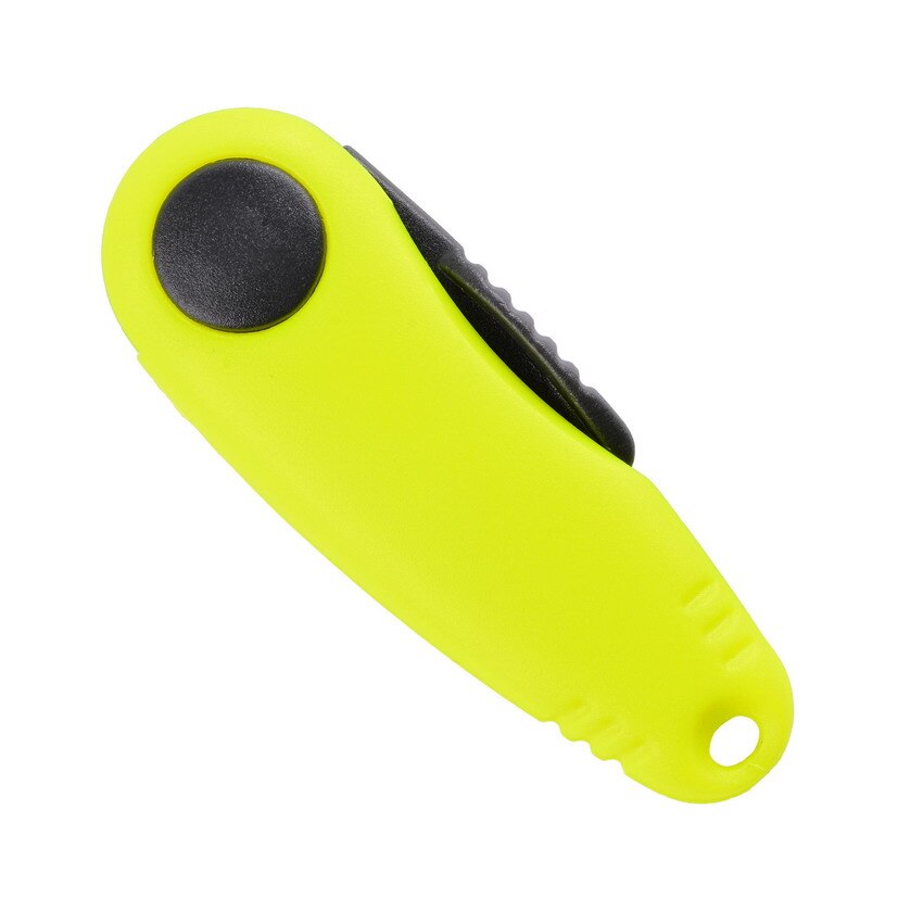 Fishing Quick Knot Tool kit Shrimp-type Fishing Line Cutter Clipper Nipper Hook Sharpener Fly Tying Tool Tackle Gear: Yellow Scissors