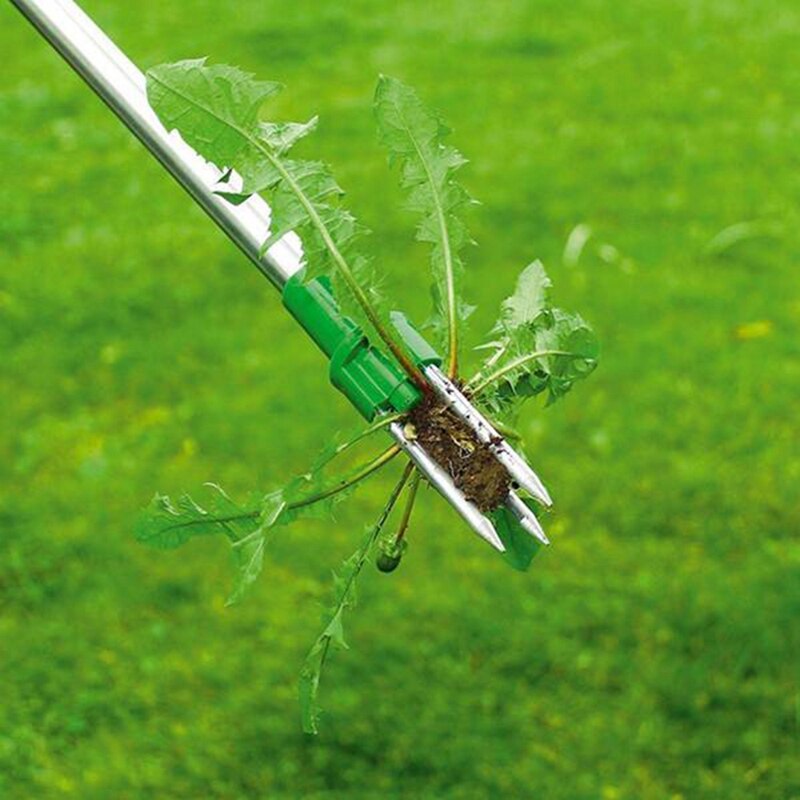 3PCS Weeding Durable Manual Outdoor Garden Lawn Complication Lightweight Weeding Killer Tool Aluminum Long Handle