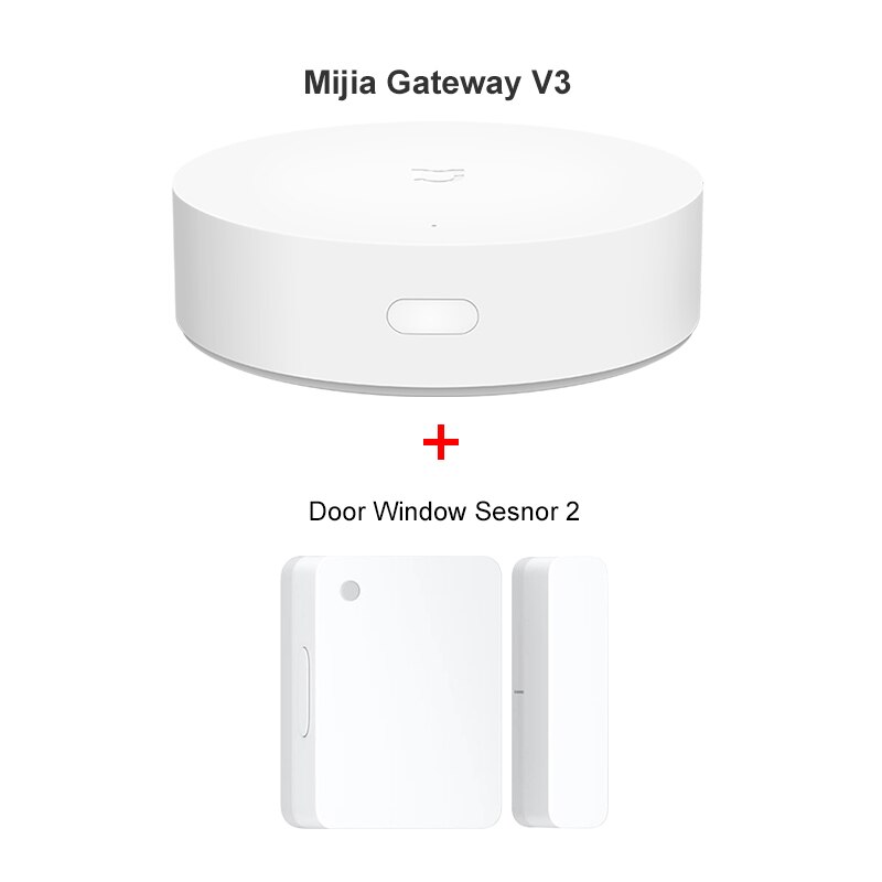 Xiaomi Smart Home Kit Mi Mijia Gateway V3 Zigbee Door Window Sensor Human Body Sensor Water Flood Leak Detect Work With Mi Home: Set B