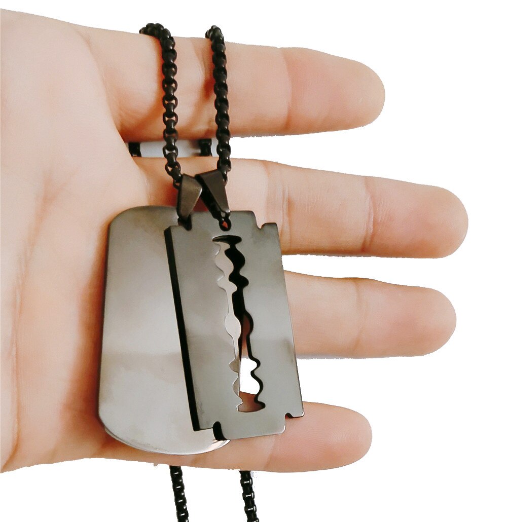 100% in Acciaio Inox A Doppio Dogtag Pendente Della Collana Per Gli Uomini In Bianco Army Ketting Soldato Militare Collare Piatto Lucidato A Specchio