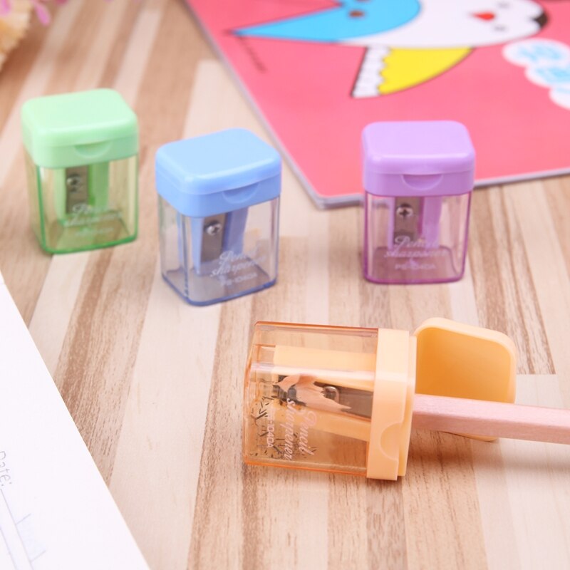 Mini Manual Pencil Sharpener Hand Portable Desktop Tool Student School Supplies-