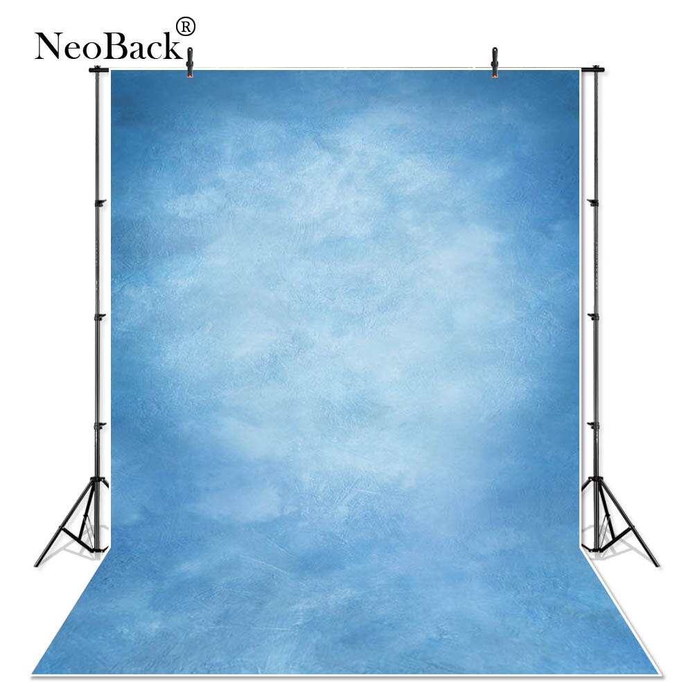 Neoback Vinyl Lente Licht Misty Blue Abstract Fotografie Achtergrond Kinderen Portret School Studio Foto Achtergrond Photocall