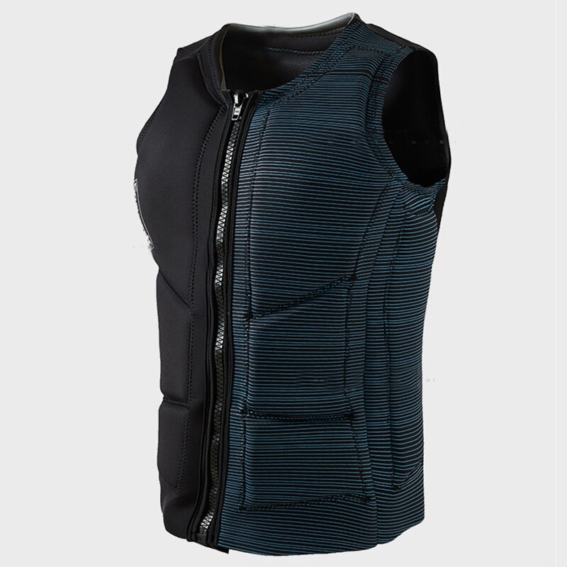 Life Jacket Adults Surf Life Vest Motorboats Raft Jet Ski Kayak Fishing Vest Wakeboard Rescue Boat Swimming Drifting Safety Vest: 3XL