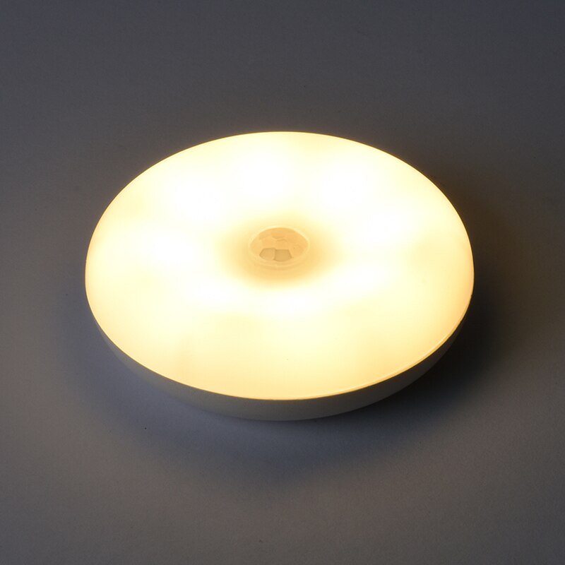 USB Sensor Night Light Can Automatically Recognize The Darkness And Light Up The Night Light In The Bedroom Aisle: yellow