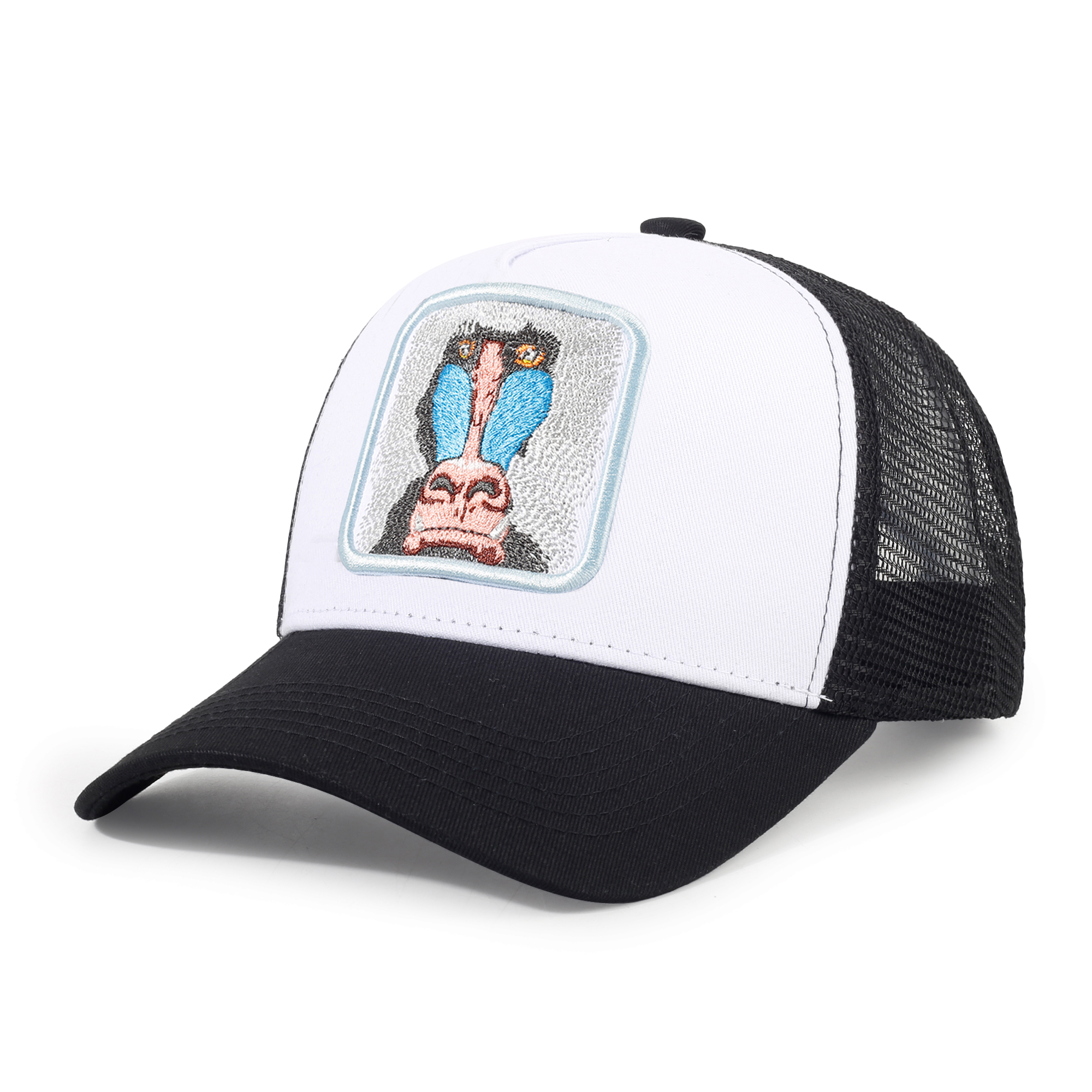 Sommar herrkepsar med snapback-mönster, hiphop-bokstäver, broderade kepsar för män och kvinnor, utomhus, casual, solhatt: Himmelsblå