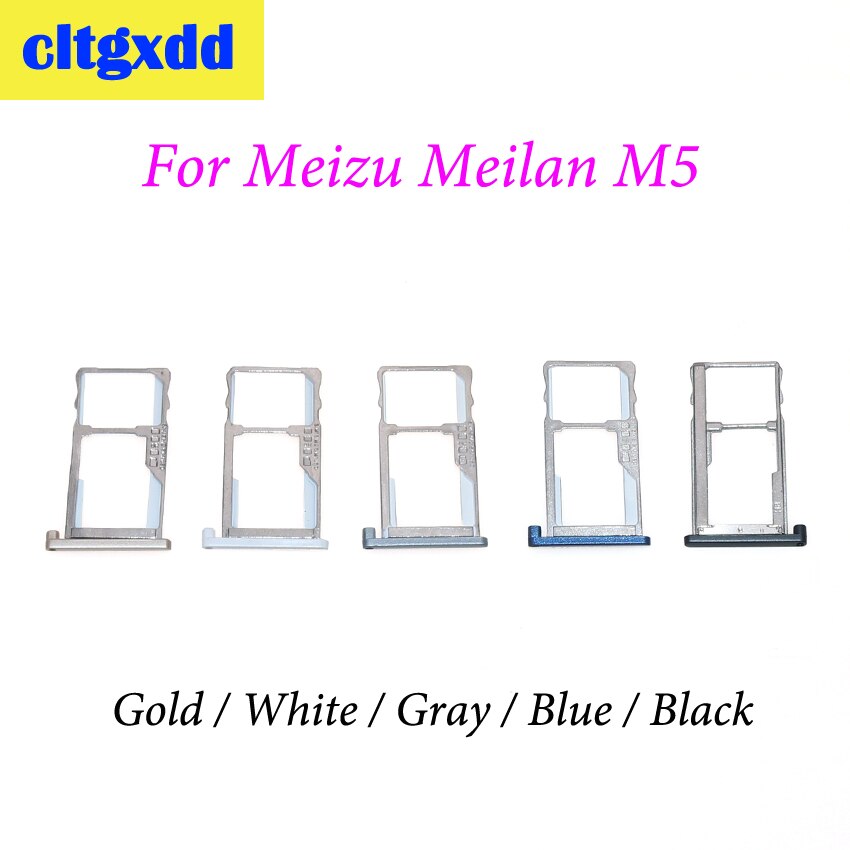 Cltgxdd SIM Halfter Slot Adapter Tablett Für Meizu Meilan M5 M6 Sim Karte Adapter Ersatz Teile