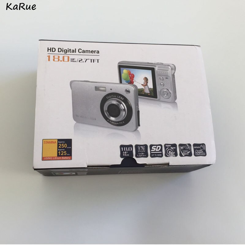 KaRue DC-K530I 18Mp Max 5Mp CMOS Sensor 2.7 inch Screen Digital Cameras 8x Digital Zoom and Rechareable Lithium Battery