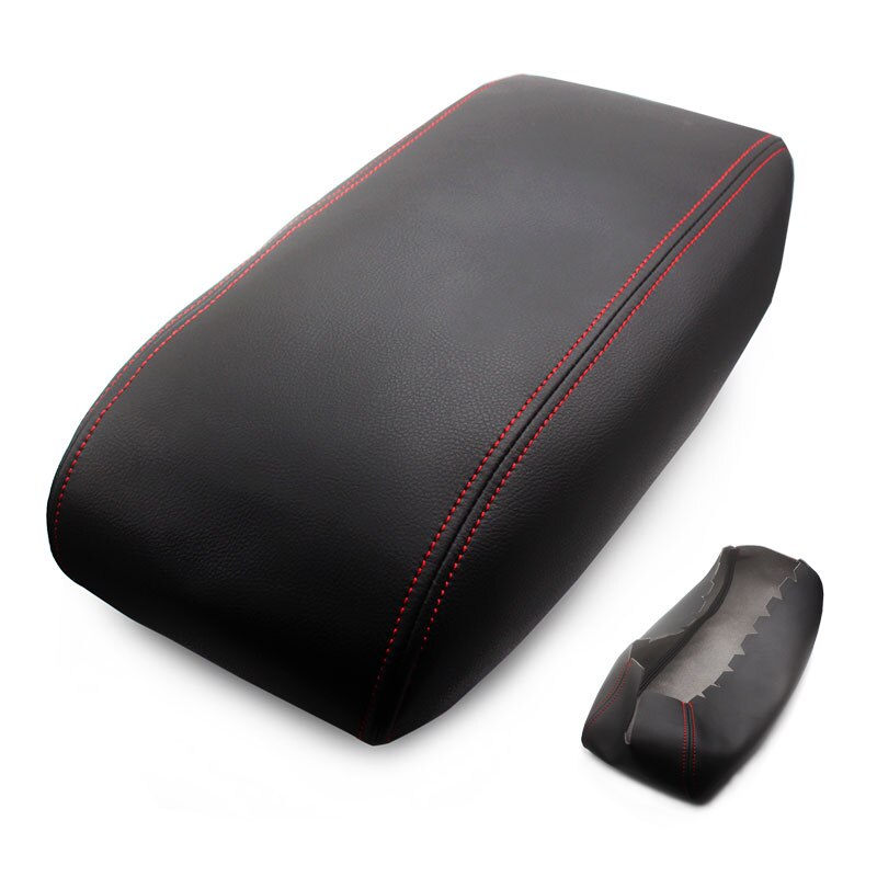 Car Interior Center Armrest Console Box Cover Microfiber Leather Sticker Trim For Jeep Grand Cherokee -: B-R sticky type