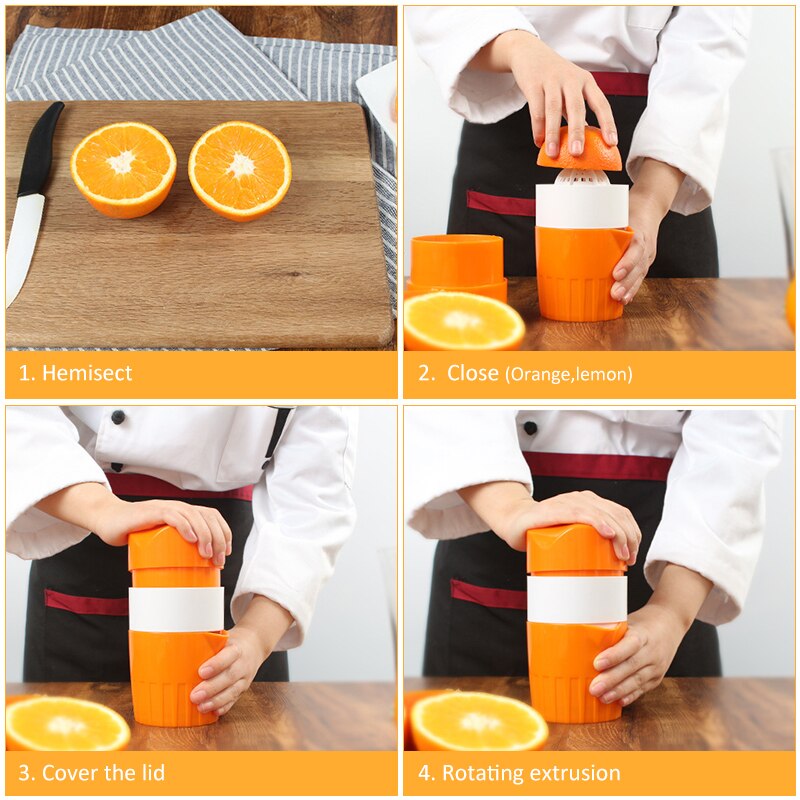 Handmatige Juicer Voor Oranje Citroen Fruit Knijper 100% Originele Sap Kind Gezond Leven Drinkbaar Juicer Keuken Tool