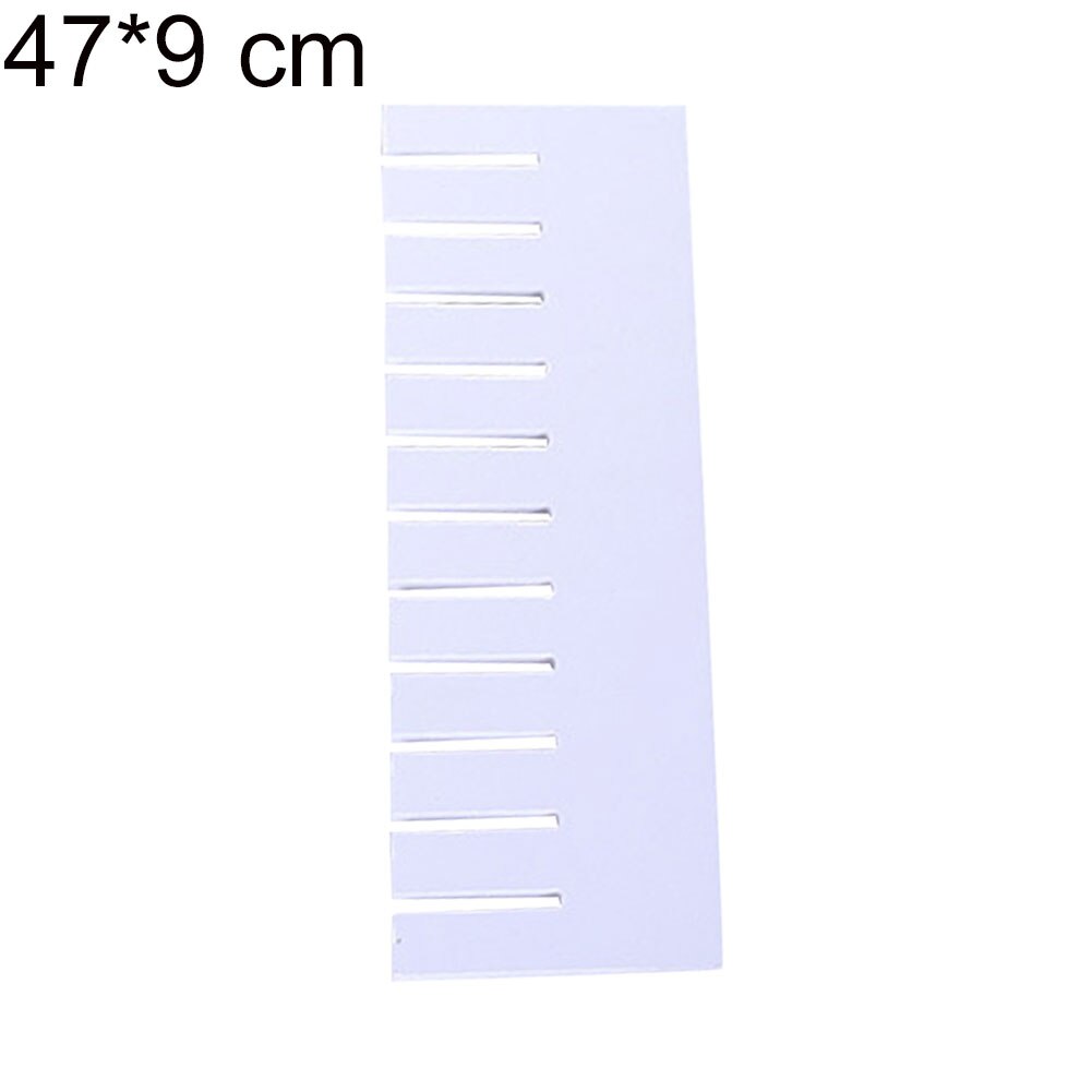 Drawer Clapboard Partition Divider Plate Cabinet DIY Grid Storage Organizer Home Storage drawer organizer: 47x9cm